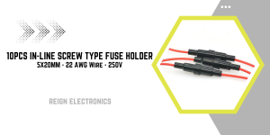 10pcs in-line screw type fuse holder