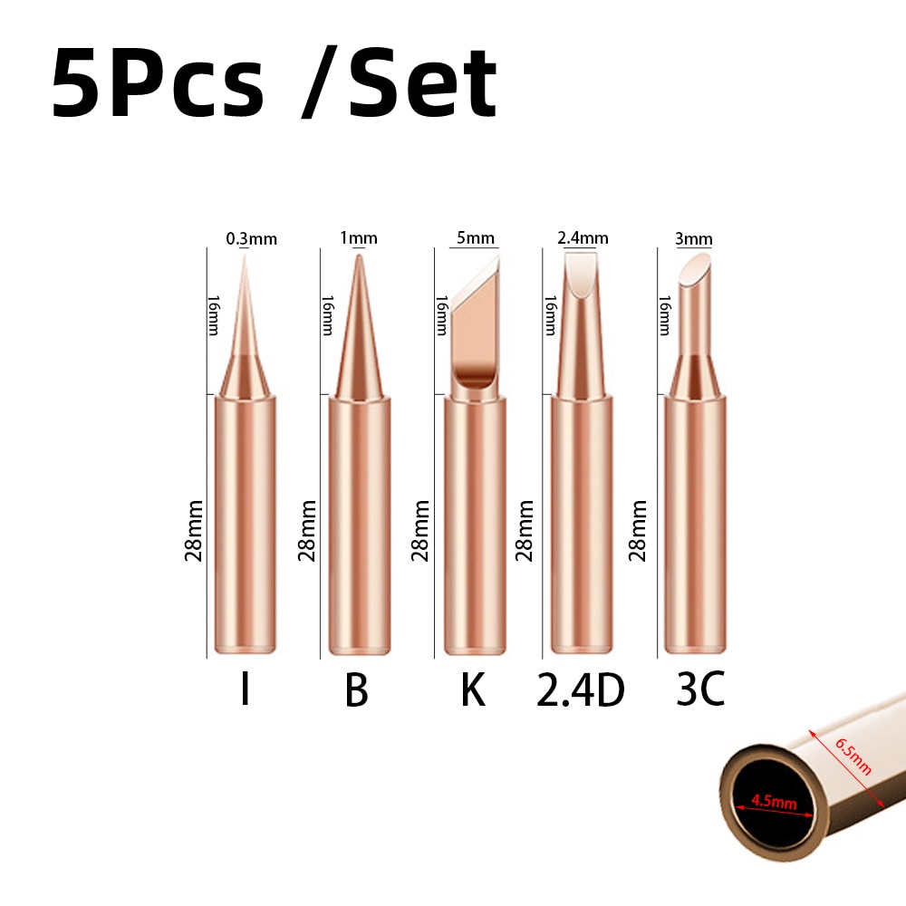 5pcs-pure-copper-soldering-iron